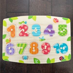 Hape Number Peg Puzzle